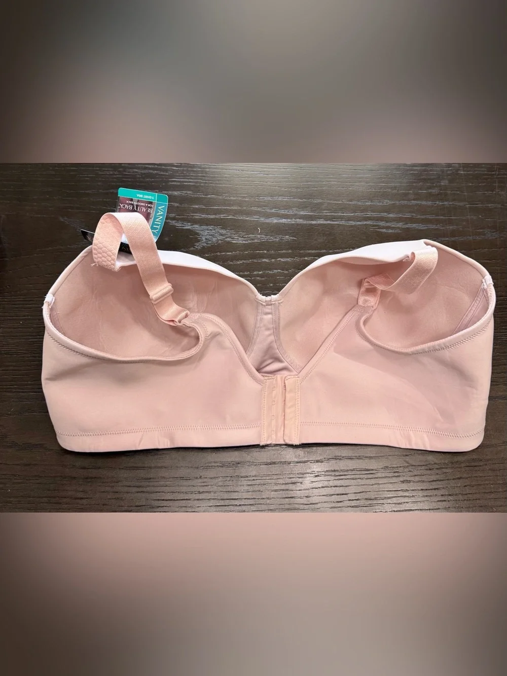 NWT Vanity Fair Beauty Back Wireless Smoothing Bra 44DD Nude 71380